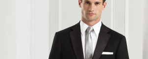Groom Wearing Formal Tuxedo