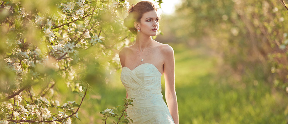 Bride in Orchard